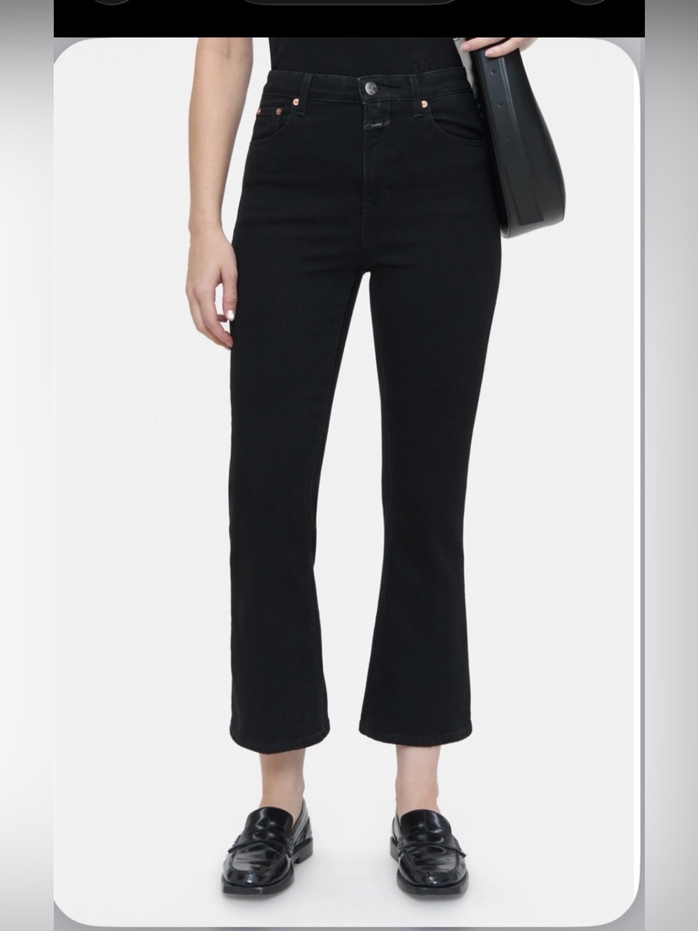 Closed Hi-Sun Crop Flare Leg Jeans